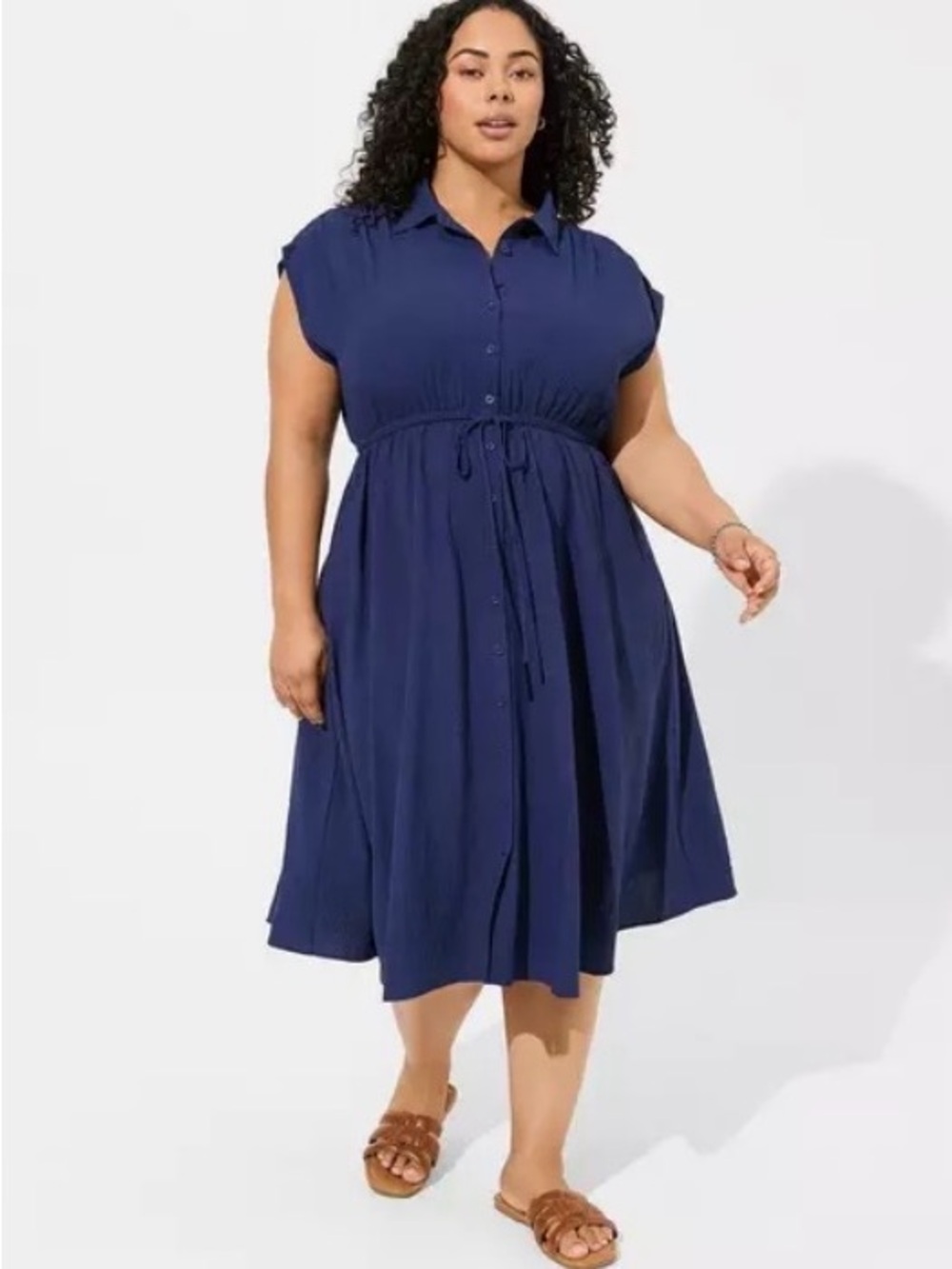 NWT Torrid Dolman Midi Shirtdress